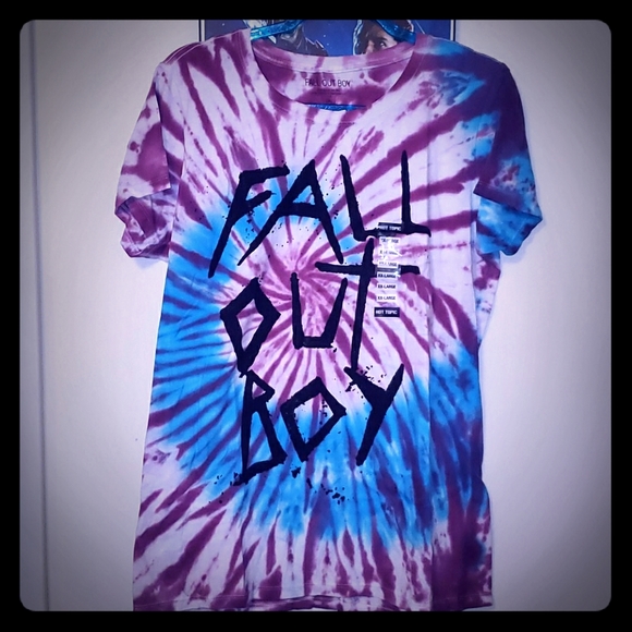 Hot Topic Tops - Fall Out Boy Tie Dye Shirt